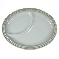 르크루제 멀티 타원접시 30cm, 미스트그레이, 1개