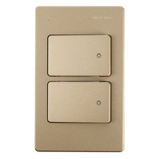 진흥전기 V시리즈 브라운 단로 2구스위치, 1개