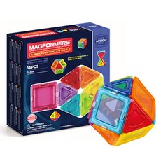 맥포머스 윈도우 베이직 블록 14p 세트, 혼합 색상, 1개