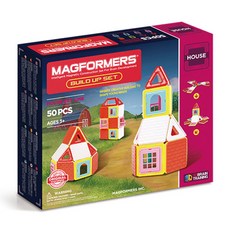 MAGFORMERS 積木塊 50入組, 50個, 混色