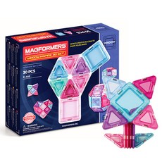 맥포머스 윈도우 인스파이어 블록 30p 세트, 혼합 색상, 1개