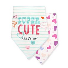 엠케이 유아 삼각 스카프빕 2p 세트