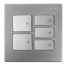 JINHEUNG 5切開關蓋 銀色, 1個