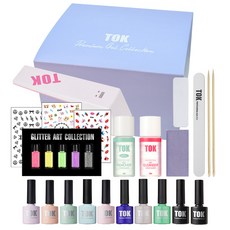 TOK 凝膠自我美甲包裝盒F型, 混色, 1套