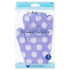 CALA 溫泉浴手套 4p, 紫色, 1組, 1組