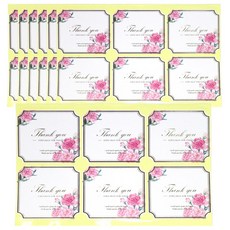 이홈베이킹 블러썸 골드라벨 땡큐스티커 6p, 혼합 색상, 7개입