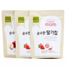 올가홀푸드 순수한 딸기칩 13g x 2p + 사과칩 22g, 딸기, 사과, 1세트