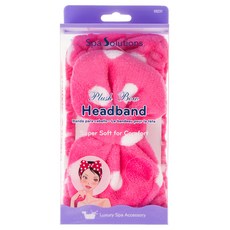 CALA CALA水滴紋蝴蝶結髮箍, 亮粉色, 1個