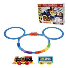 토마스와친구들 미키마우스 칼라 레일 기차세트, 1개