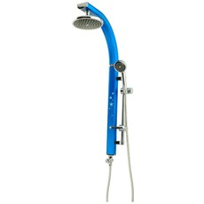 블루워터 P-1000 해바라기 샤워기 수전분리형 블루, 1개