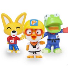 Pororo 國家隊朋友國家隊玩偶 3 件套, 1組