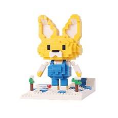 Pororo 淘氣小企鵝 迷你積木, 艾迪, 1個