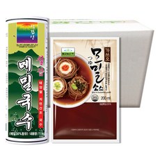 Chilkab Nongsan 蕎麥麵+蕎麥麵醬料 6包, 2.2kg, 1組