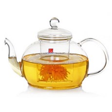YIWUYAO 藍花玻璃茶壺, 混色, 1.2L