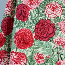 Le Woo 居家康乃馨織物布料, 紅色, 1個