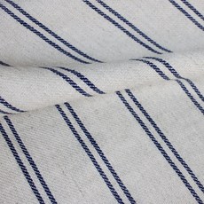 條紋環保布料, 4.9cm 米色