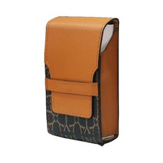 영우 패턴 담배케이스 슬림형, 1개, 브라운