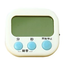 인터팝 조리용 주방 타이머, 화이트, 1개