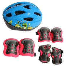 로드웨이 아동 헬멧 블루 + 보호대세트 KIDS 302, 1세트