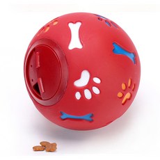 Blockmart 寵物自動橡膠碗餐具 11cm, 紅色的, 1個