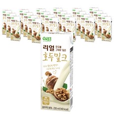베지밀 리얼 호두 밀크 두유, 235ml, 24개