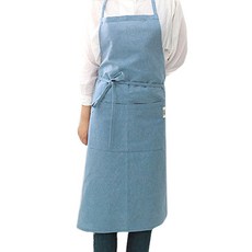 CASA VERDE 素色圍裙, 天藍色, 1個