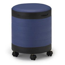 6層儲物椅滾輪式, 藍色