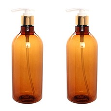 DN 1000 容器 1L + 按壓頭, 金色, 2個