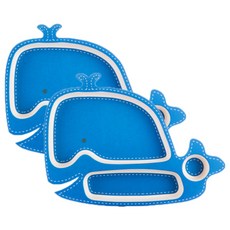 鯨魚造型2格餐盤, C0451TN(鯨魚款)