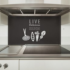 Intergrace 廚房畫板 Delicious 2 灰色, 1個