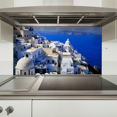 Integrity廚房藝術板 聖托里尼夏天, 1個