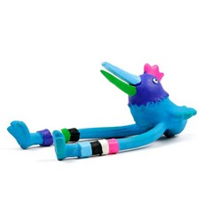 LANCO 아디닭스 라텍스 강아지 장난감, 혼합 색상, 1개