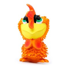 LANCO 남자닭 라텍스 강아지 장난감, 혼합 색상, 1개