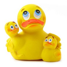 LANCO 마마덕 라텍스 강아지 장난감, 혼합 색상, 1개