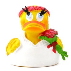 LANCO 신부덕 라텍스 강아지 장난감, 혼합 색상, 1개