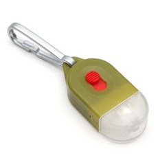 ABITAX LED 애견 팬던트 태그라이트 올리브, 1개