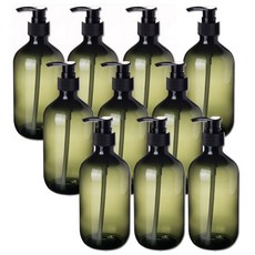 리버그린 심플 공병 그린 500ml + 블랙캡, 10개입