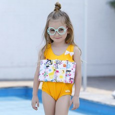 VIVO BINIYA 絲帶浮力女童泳衣