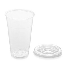Market Man 透明PET冰杯, 50套, 1個, 709ml