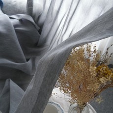 Maison Textile Dreamer 透光窗簾 小窗用 掛鉤式, 灰色