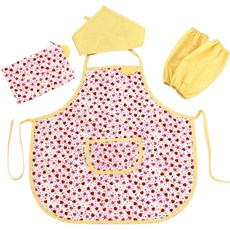 세맘스 아동용 방수 앞치마 4종 세트