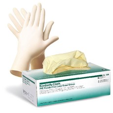 KleenGuard G10 乳膠 PFE 手套，小號 44122, 1個, 小號 (S), 100入