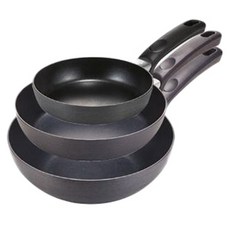 LocknLock 樂扣樂扣 Hard&Light系列單柄鍋具 3入組, 1號, 煎鍋16cm+煎鍋24cm+炒鍋26cm