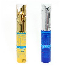 파티팡 은박 꽃가루 폭죽 세트, 골드, 실버, 1세트