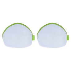 이중매쉬 반달 속옷 세탁망 S, 혼합색상, 2개
