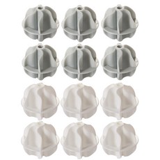 River Green滾滾洗衣球 白色 6入+灰色 6入, 1套