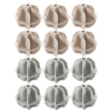 Rivergreen捲捲洗衣球 米色 6入+灰色 6入, 1套