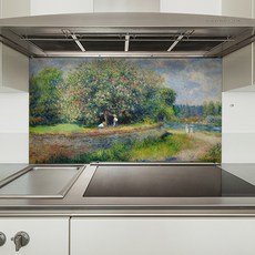 Integrity廚房藝術板 繁花盛開的白樺樹, 1個