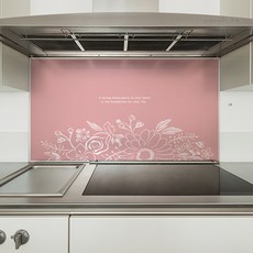 Intergrace Kitchen Artboard 愛 花 粉紅色, 1個