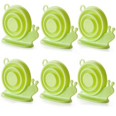 活綠色蝸牛水槽過濾器綠色, 6件